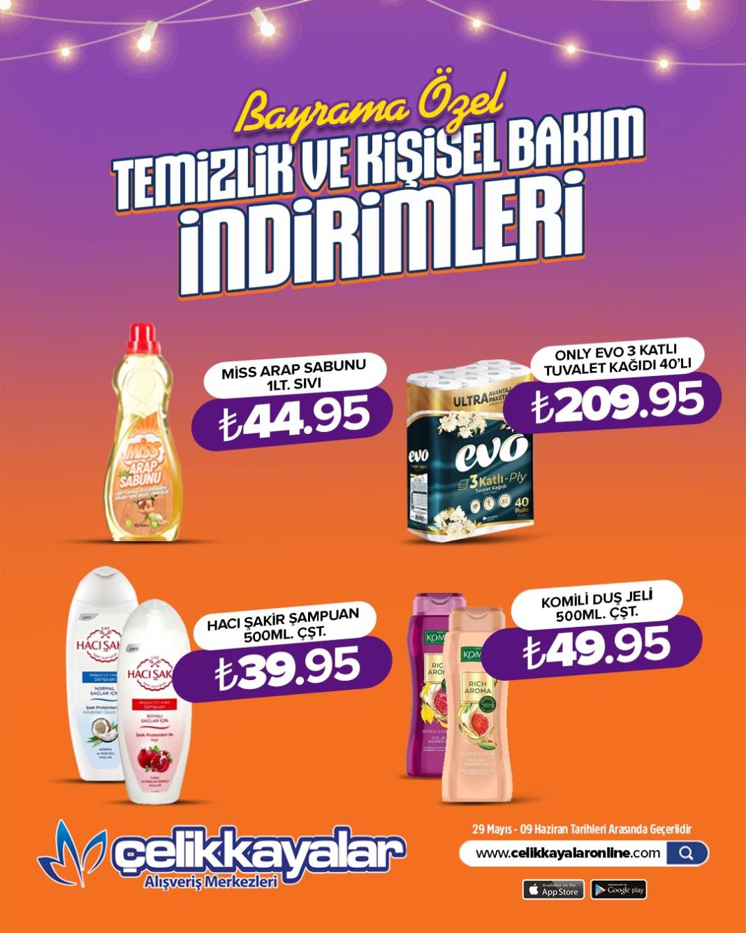 Konya’nın zincir marketinde bayram erken başladı 18